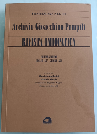 RIVISTA OMIOPATICA - Archivio Gioacchino Pompili